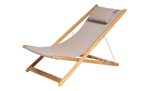 Traditional Teak Kate Relax Tuinstoel Taupe DeVriesXL