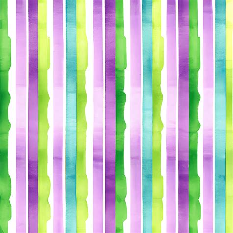 Vintage Romantic Green Purple Blue Stripe Wrapping Paper · Creative Fabrica