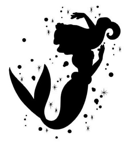 Ariel Silhouette Ariel Pinterest