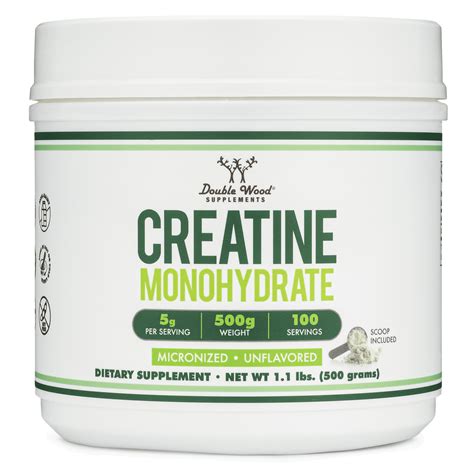 Creatine Monohydrate 1 1 Lbs Bulk Powder 100 X 5 Gram Servings