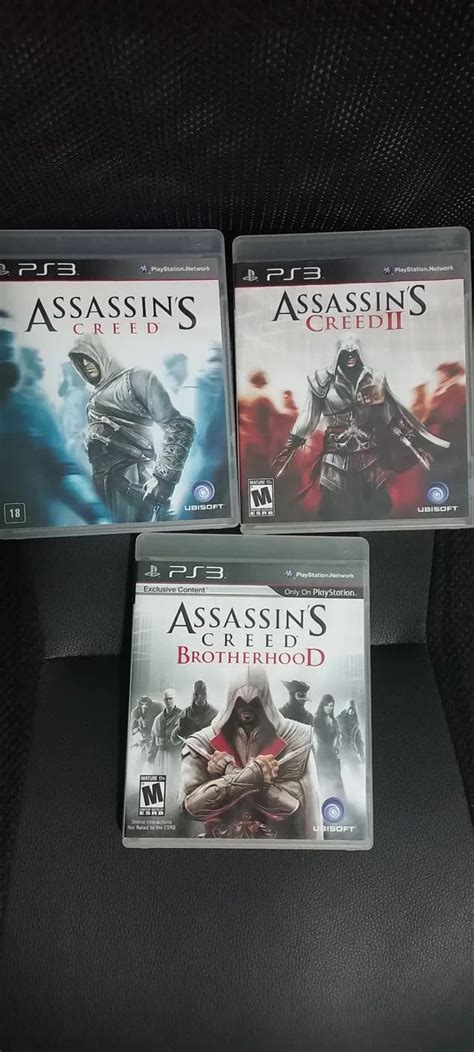 Assassins Creed 1 2 Brotherhood Ps3 Jogos De Vídeo Game Centro