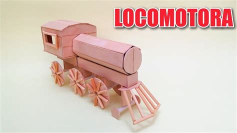 TREN Hecho Con Palitos De Helado TRAIN Made With Ice Cream Sticks