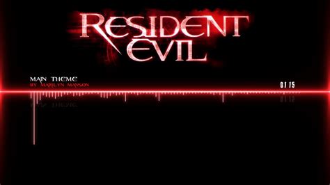 Resident Evil Soundtrack Main Theme By Marilyn Manson Youtube