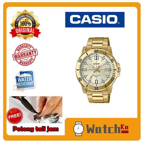 CASIO 100 ORIGINAL Original Casio MTP VD01G Series Gentleman Stainless