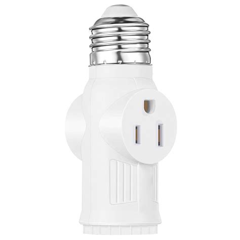 Zouyue Light Bulb Outlet Adapter Polarized Light Socket To Plug