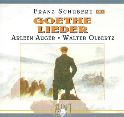 Franz Schubert Goethe Lieder Cd 5 Walter Olbertz Cd Album