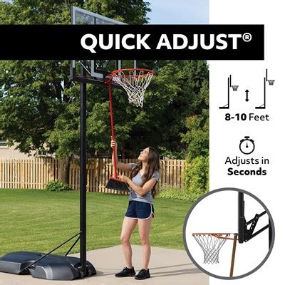 Lifetime Adjustable In-Ground Basketball Hoop (44-Inch Polycarbonate)