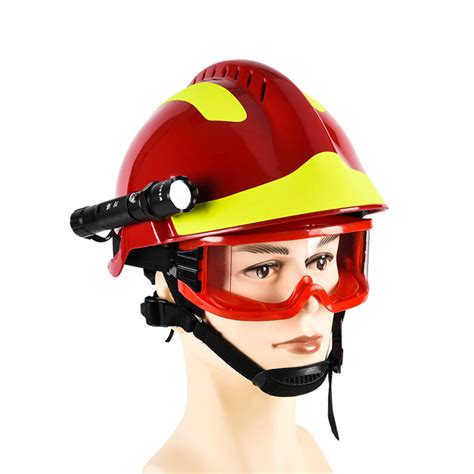 Rescue Helmet Fire Fighter Helmet Red Wintess Commercial