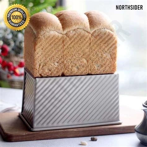 Jual Ready Stock Loyang Roti Tawar Tutup Loaf Pan Toast Box Non