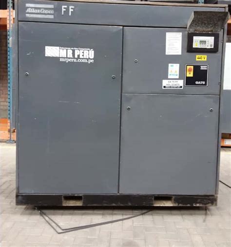 Compresor eléctrico de tornillos rotativos Atlas Copco GA 75 FF MR P