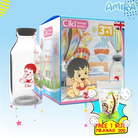 Jual Ciki Botol Kaca Asi Ml Isi Bj Shopee Indonesia