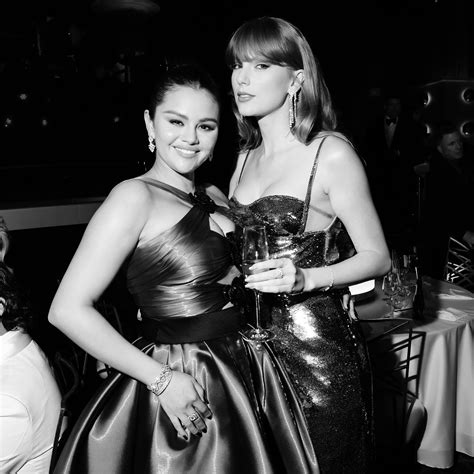 Selena Gomez And Taylor Swift 81st Golden Globes Awards 2024 Selena Gomez Photo 45360896