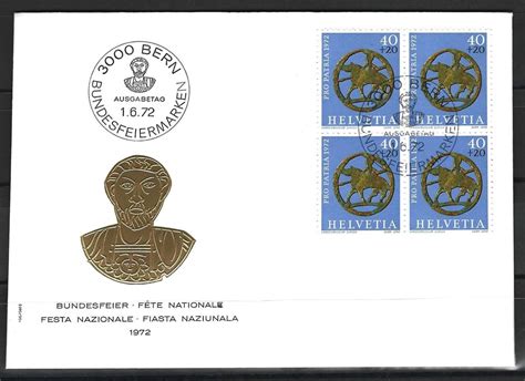 FDC Pro Patria Viereblock 1972 Kaufen Auf Ricardo