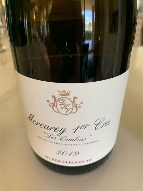 2021 Domaine Huber Verdereau Mercurey 1er Cru Les Combins France