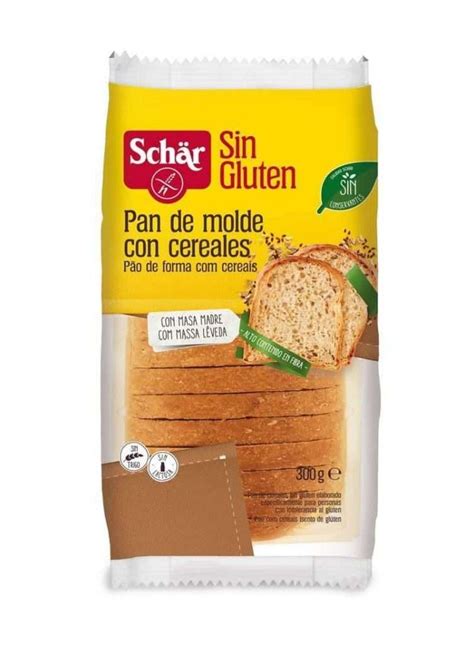 Pan De Molde Cereales Sin Gluten Schar 300 Gr Vivo Natural