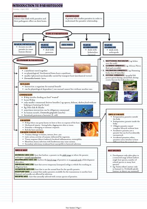 Chapter 1 Introduction To Parasitology Concept Of Parasitology Parasitology Science That