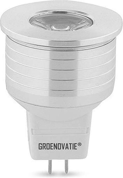 Groenovatie Led Spot 3w Gu4 Mr11 Fitting Warm Wit Dimbaar Ø