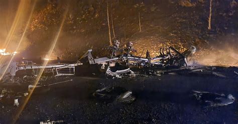 Semi Truck Driver Killed After Tanker Trailer Overturns Explodes Great Falls News