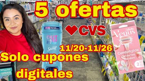 5 Ofertas En CVS Con Solo Cupones Digitales 11 20 11 26 YouTube