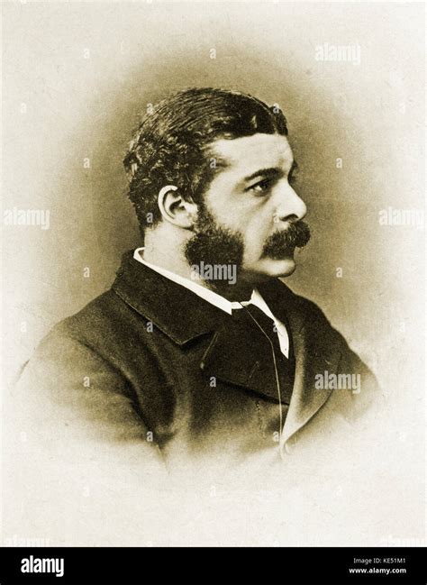 Arthur Sullivan Profile Portrait Of The English Composer From A