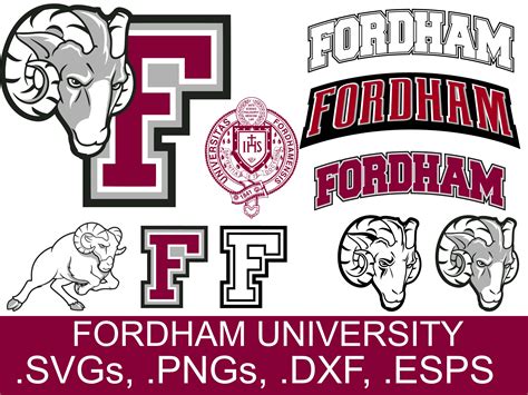 Fordham University Rams Svgs Pngs DXF ESPS Logo Pack Bundle - Etsy UK