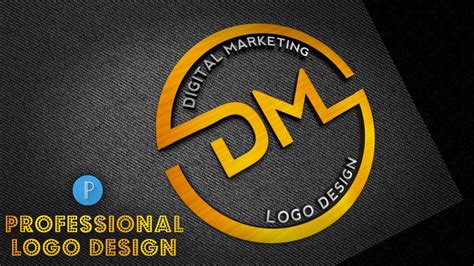 D M Digital Marketing Professional Logo Design By Pixellab How To