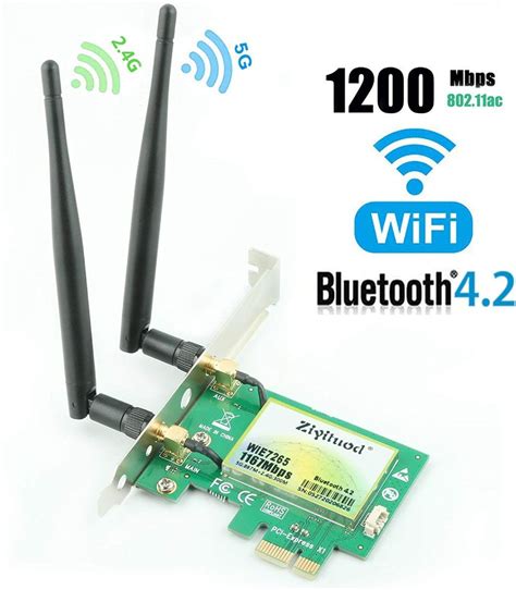 Ziyituod 3000Mbps WiFi 6 Bluetooth5 1 PCIe WiFi Card Up To 2402Mbps