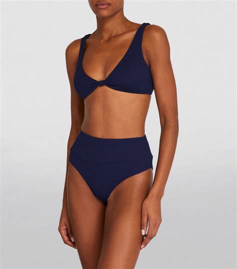 Melissa Odabash Navy Hamptons Bikini Bottoms Harrods Uk