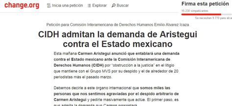 Súmate en Change org a la demanda contra el Estado mexicano ante la