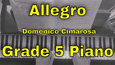 Allegro Grade 5 Abrsm Piano 2023 2024 A1 Youtube