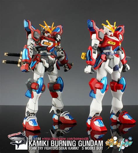 Hgbf 1 144 Kamiki Burning Gundam Customized Build Artofit