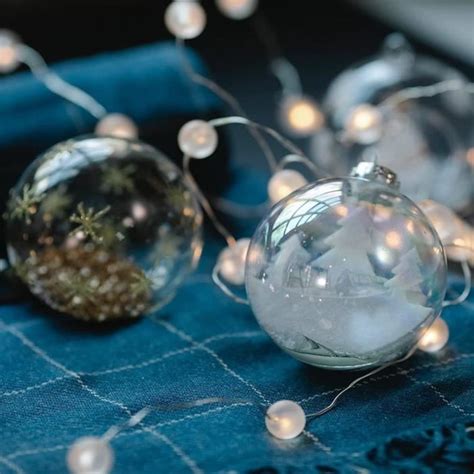 Boule De Noel Transparente 12 Pcs Boule De Noel Personnalisable