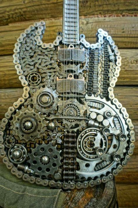 Pin By Denny Griffin On Guitars Metal Art Diy Scrap Metal Art Metal