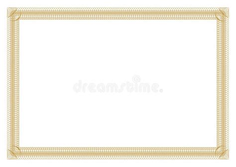 Black And Gold Certificate Border Templates