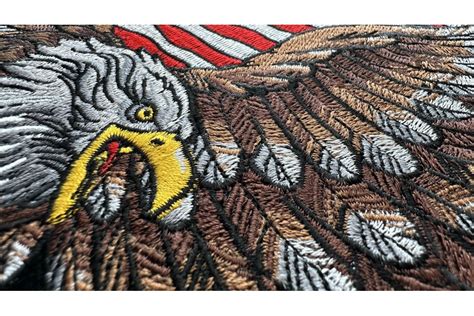 American Flag Eagle Patch Large Eagle Patches For Jackets By Ivamis