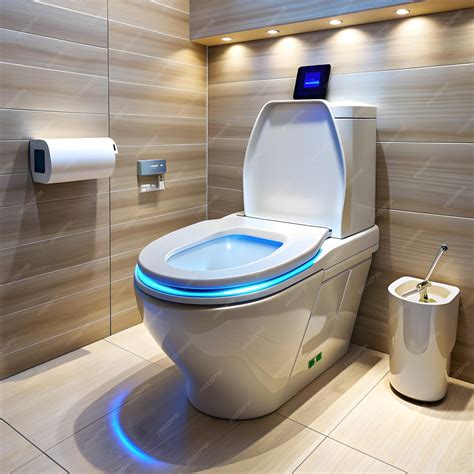 Smart toilet high tech toilets with features like | Premium AI