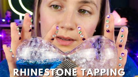 Asmr Fast Tapping And Scratching With Rhinestone Fingers Youtube