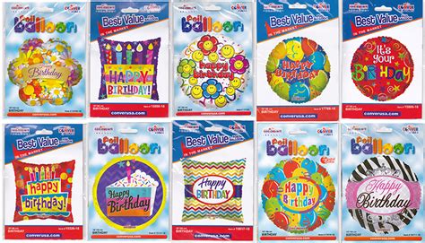 Bulk 18 Mylar Birthday Balloons 100 Pieces Assorted Styles