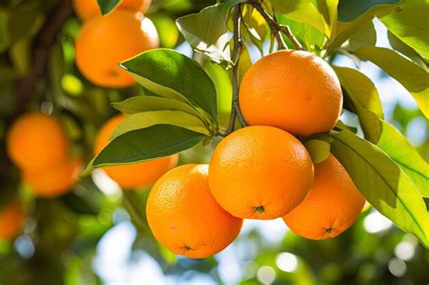 Premium Photo | Orange Fruit on Tree