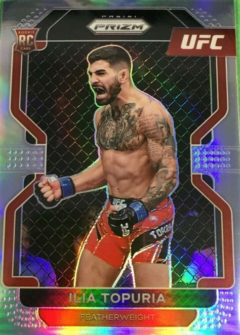 Ilia Topuria Prizm Ufc Silver Price Guide Sports Card Investor