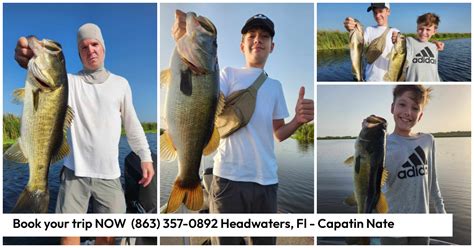 Nathan Shellen Headwaters Fishing Guide August 2023 Lake Okeechobee