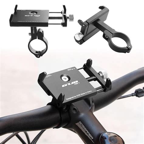 GUB PRO1 Universal Aluminum Bicycle Handlebar Phone Holder Bracket