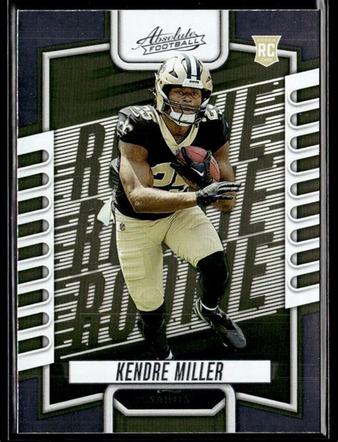 Panini Absolute Kendre Miller Rc New Orleans Saints Ebay