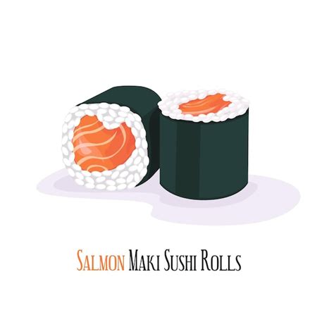 Premium Vector Sushi Rolls Isometric Vector Illustration In Flat Style