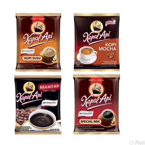 Jual KOPI KAPAL API RENCENG ALL VARIAN Shopee Indonesia