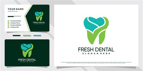 Dentist Logo Design For Dental Care Clinic With Creative Concept And