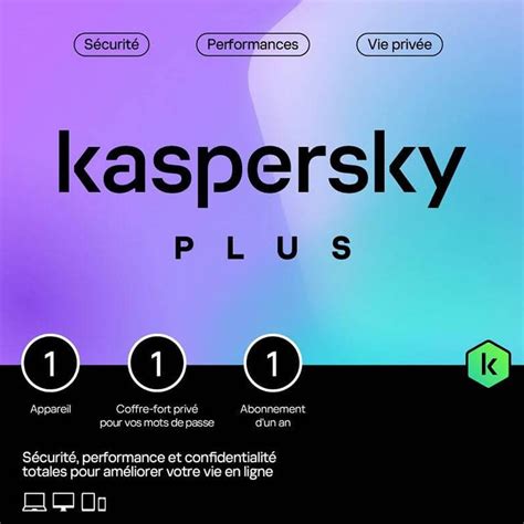 Antivirus Kaspersky Plus Licence Poste An