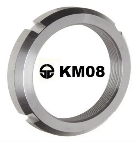 mild steel km lock nuts precision size km  rs piece