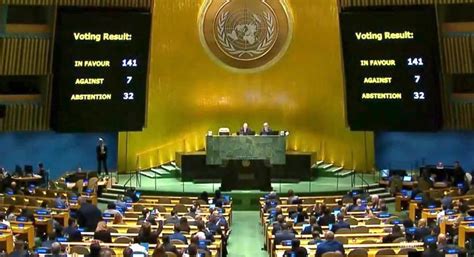 La Asamblea General De La Onu Exige Retirada Inmediata De Tropas