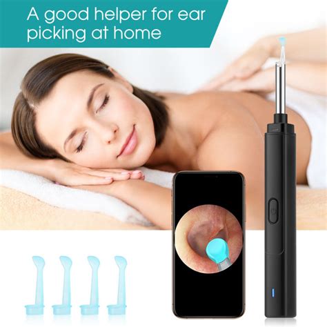 4 5mm Smart WiFi Ear Otoscope Wireless Endoscope Ear Teeth Ora